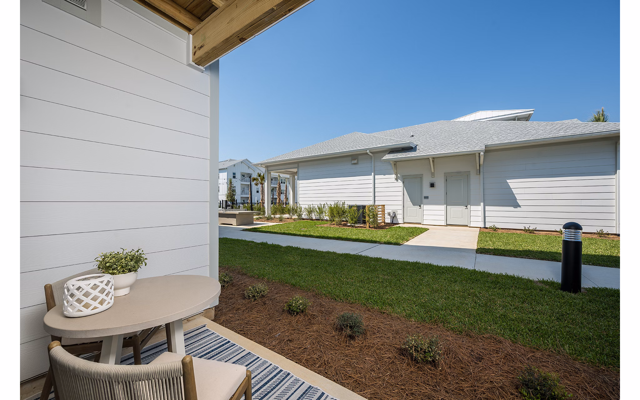 patio at The Sandbar Apartments