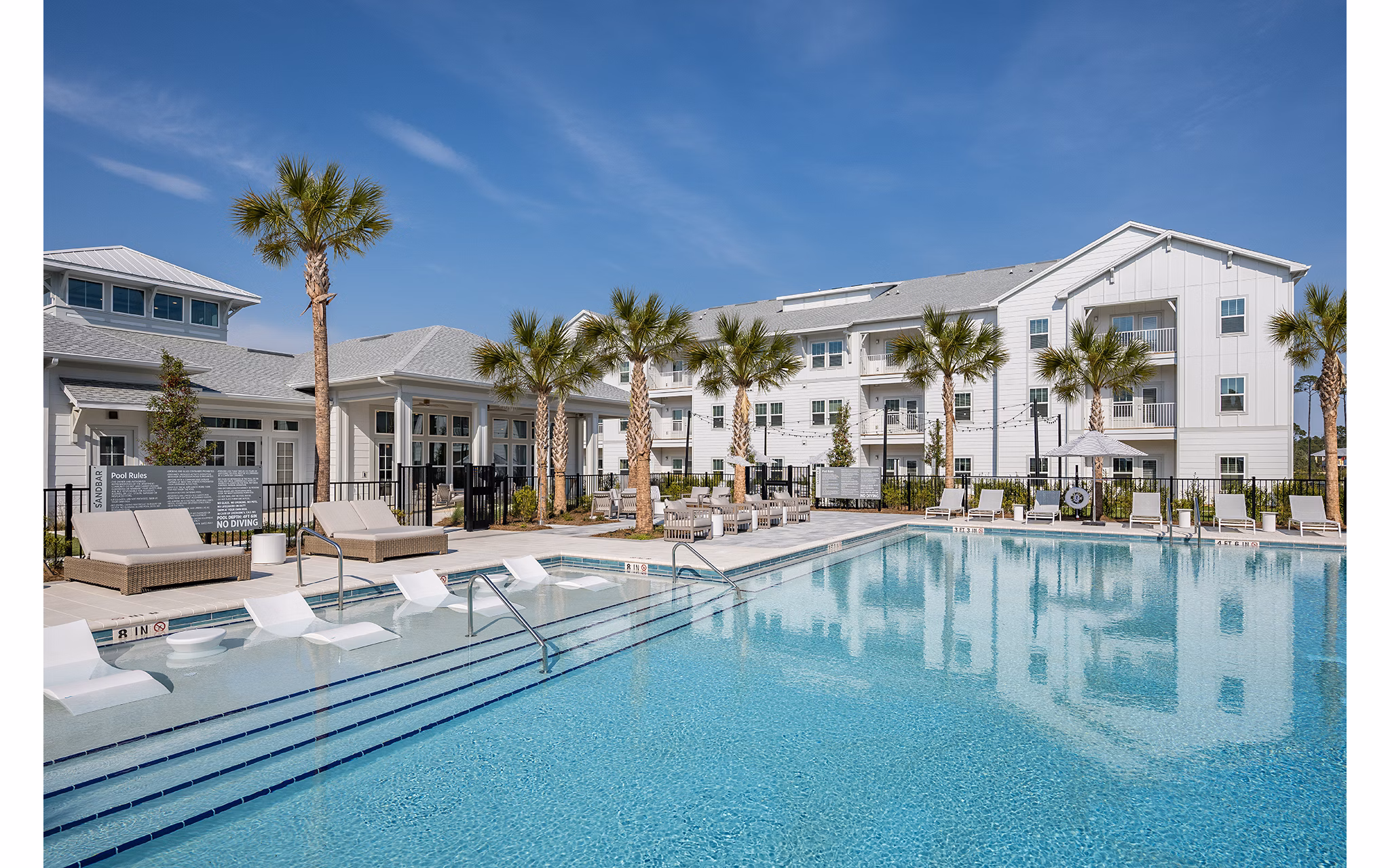 pool at The Sandbar Apartments