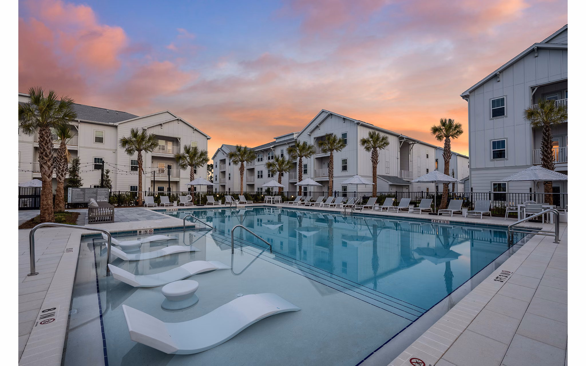 pool at The Sandbar Apartments