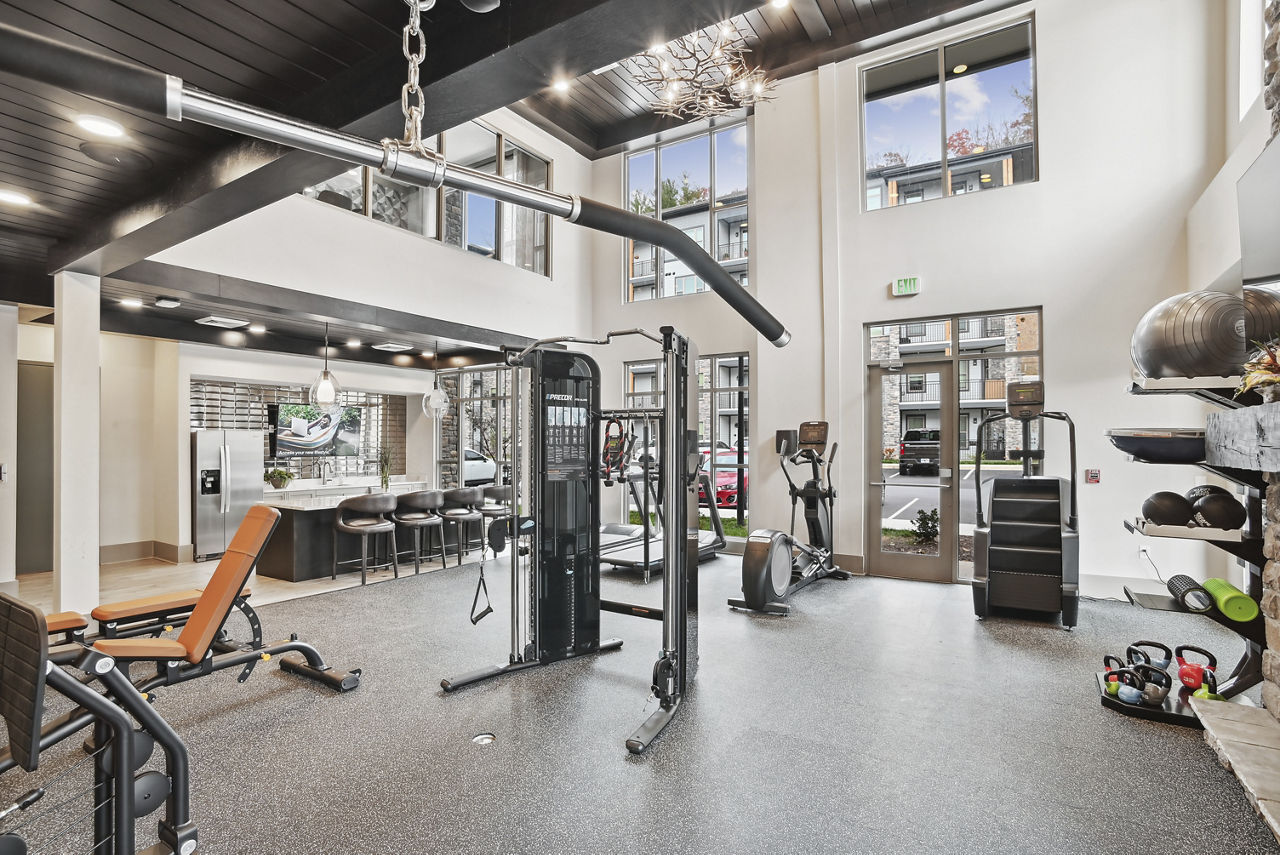 Gym at Enclave Piney Mountain (5 of 6)