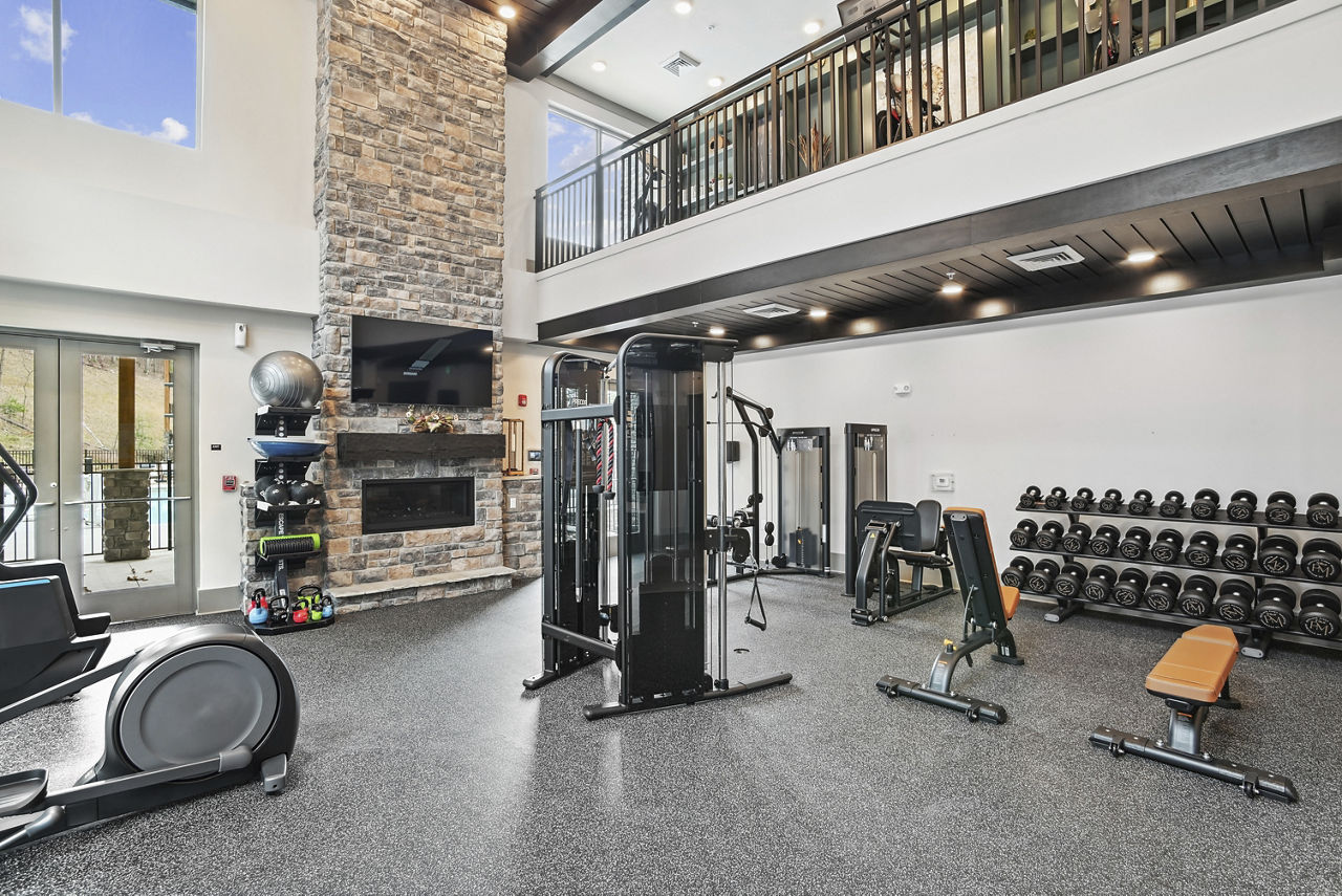 Gym at Enclave Piney Mountain (6 of 6)