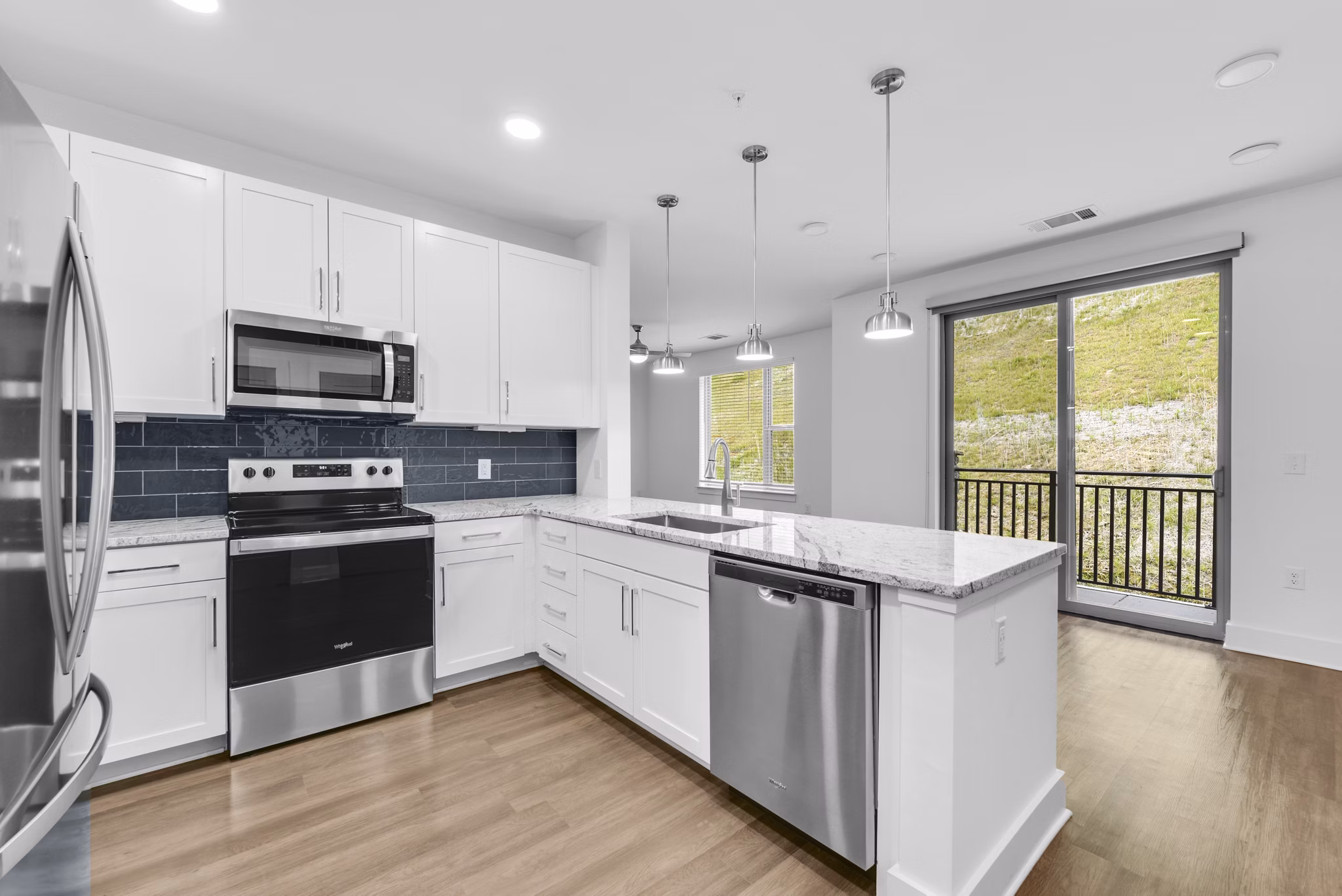 kitchen at Enclave Piney Mountain Apartments