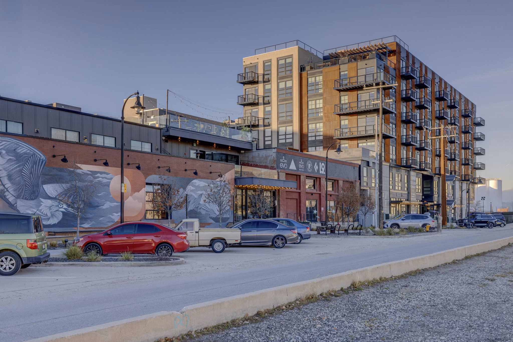 exterior at Journeyman Apartments 