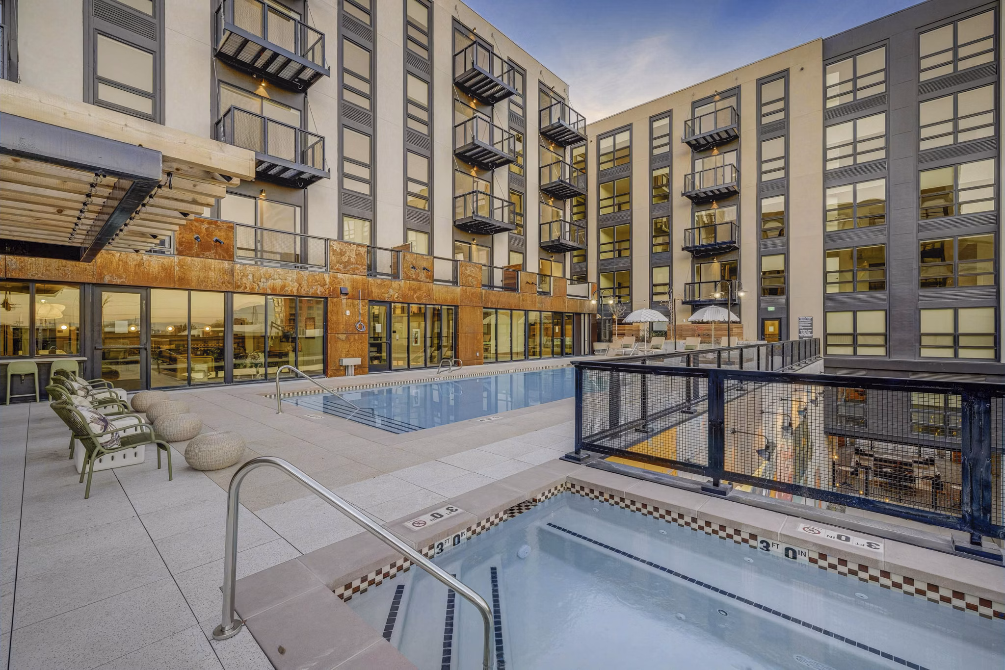 pool at Journeyman Apartments 