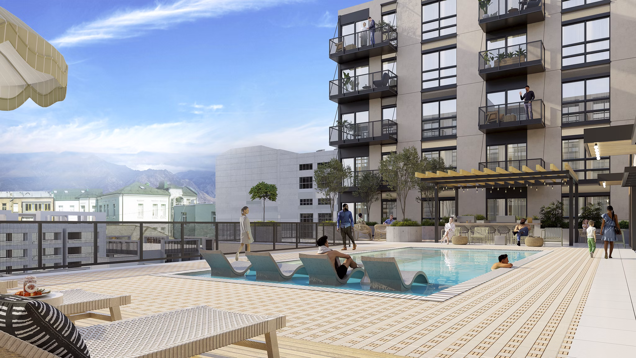 rendering for Journeyman Apartments