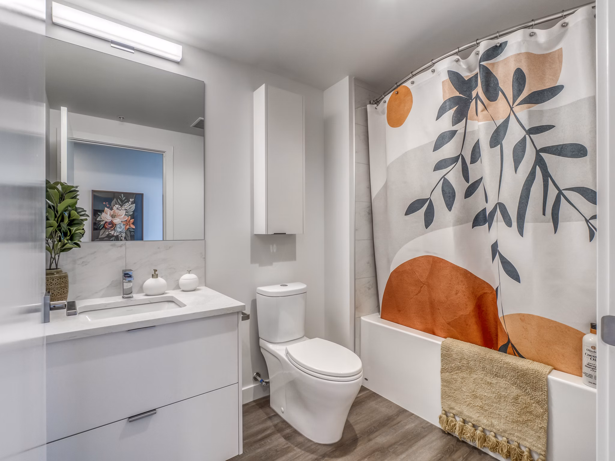 bathroom at BLVD Beltline Apartments