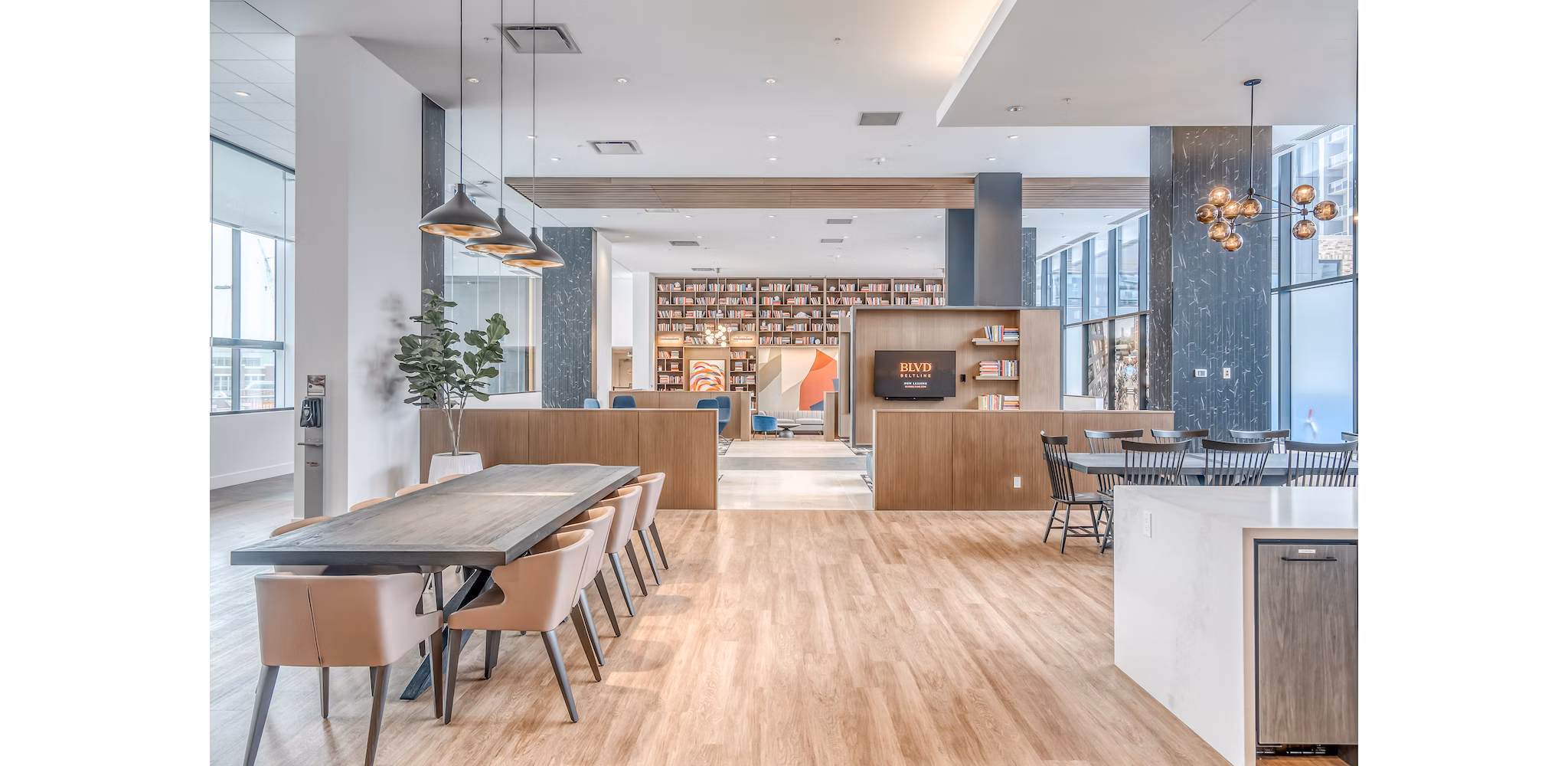 clubhouse at BLVD Beltline Apartments