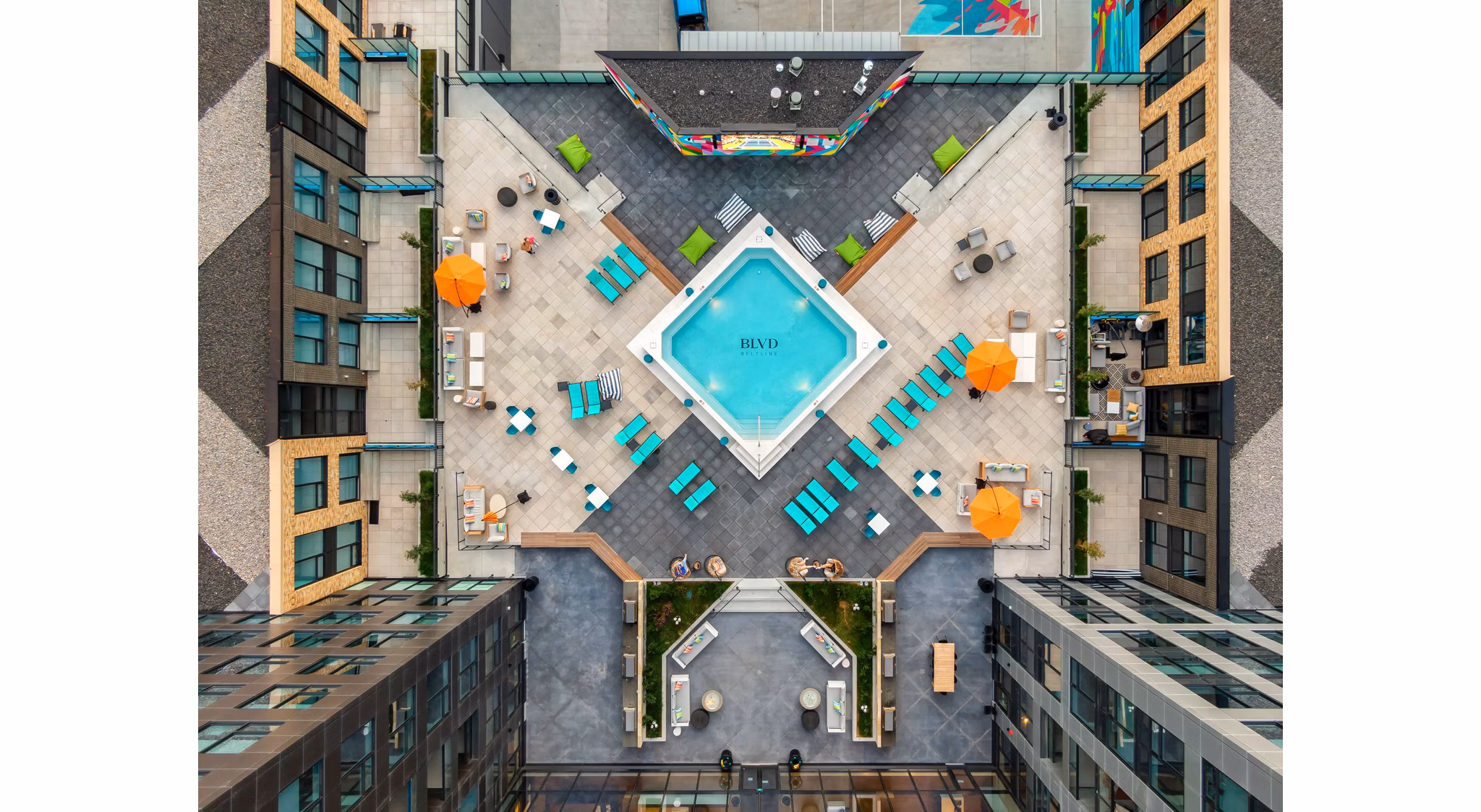 pool at BLVD Beltline Apartments
