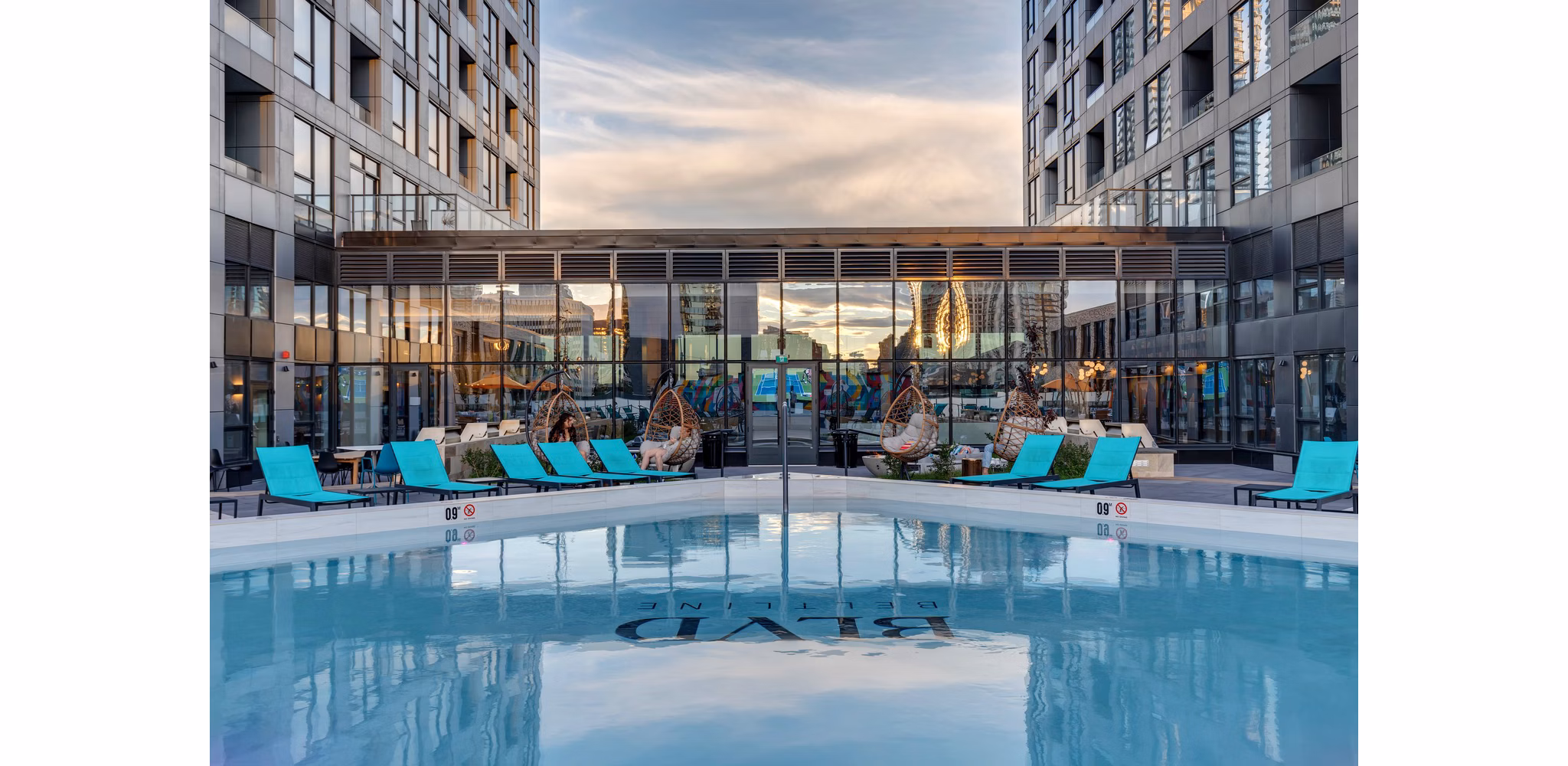 pool at BLVD Beltline Apartments