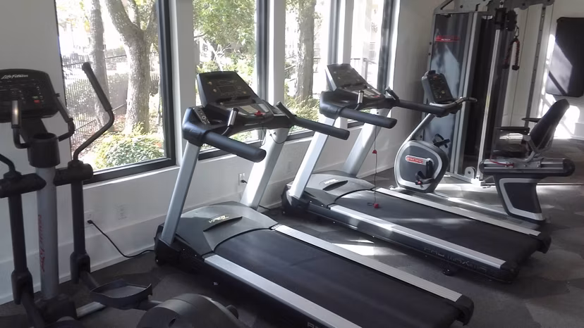 fitness center at Stone Brook Apartments