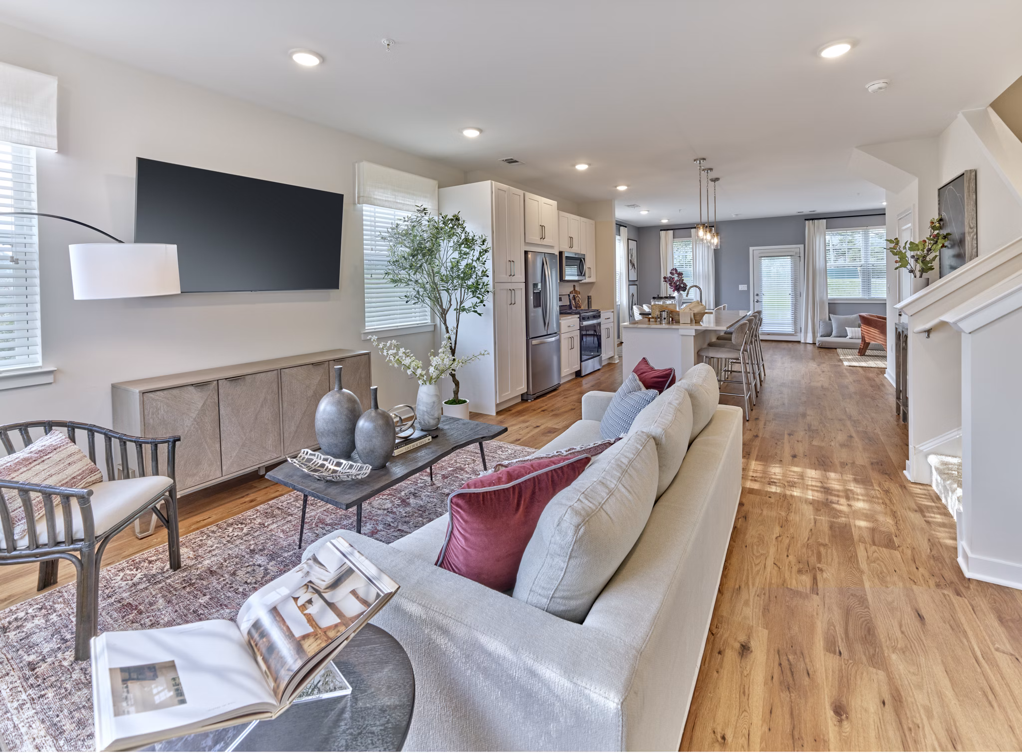 living room at Summerhill Apartments