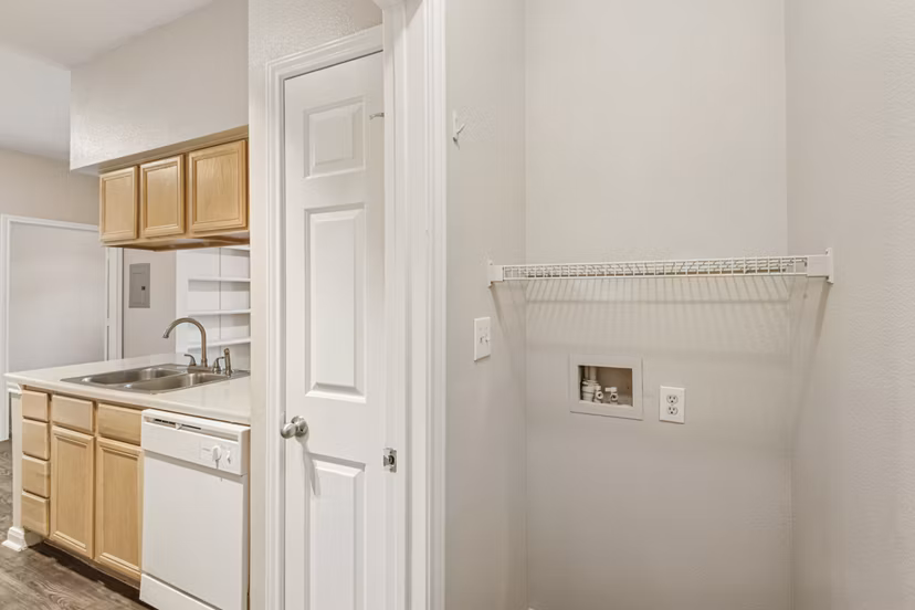 kitchen at Lakeshore Villas ApaApartments