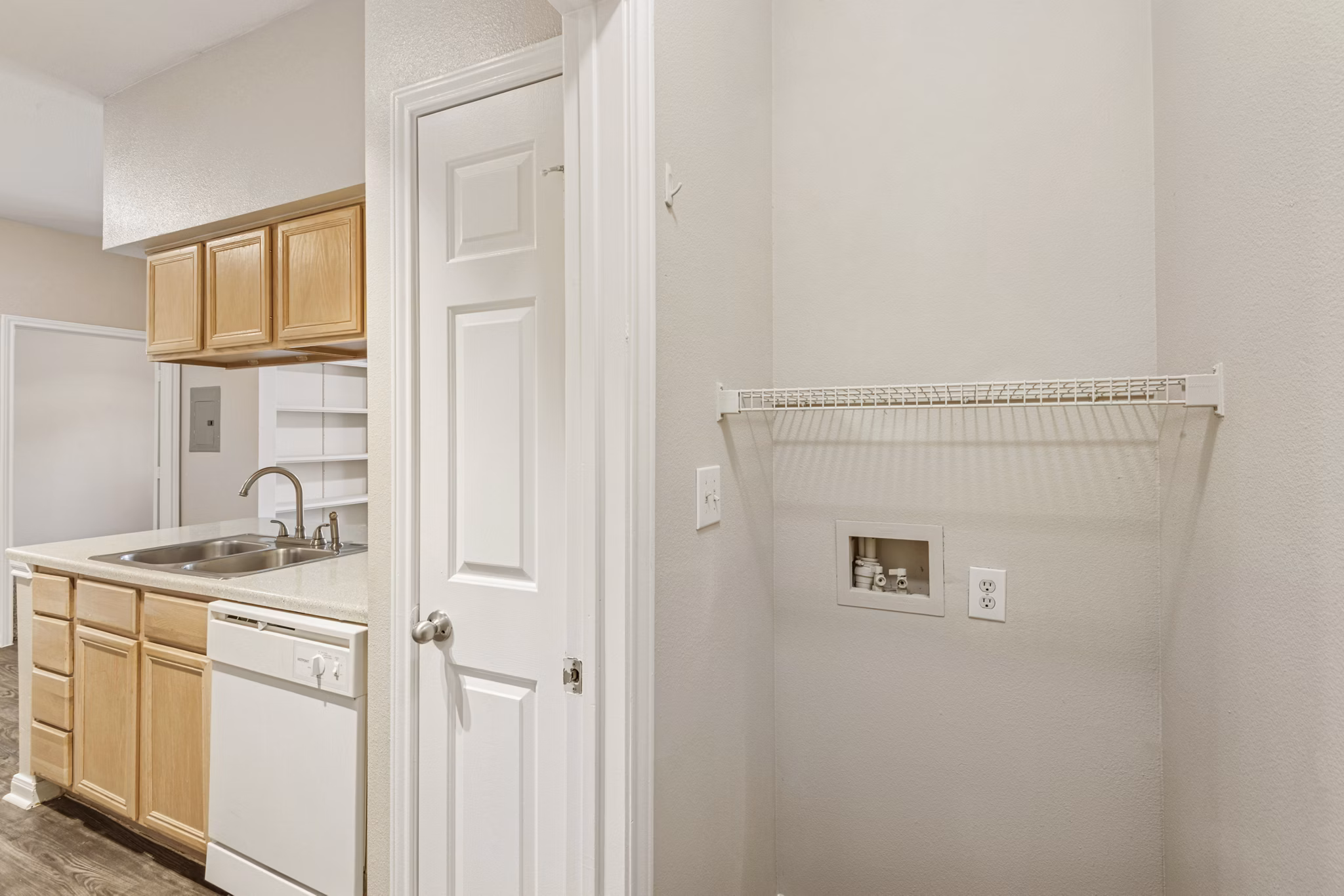 kitchen at Lakeshore Villas ApaApartments