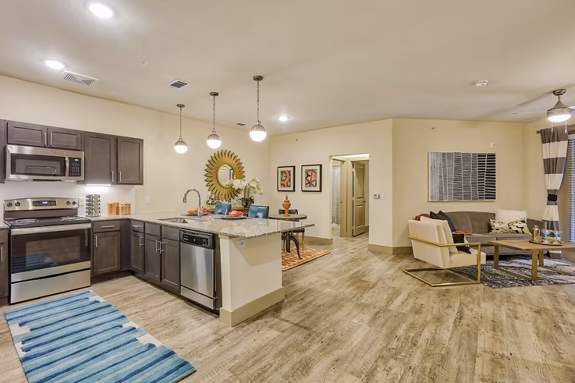 kitchen at Tower Bay Lofts Apartments