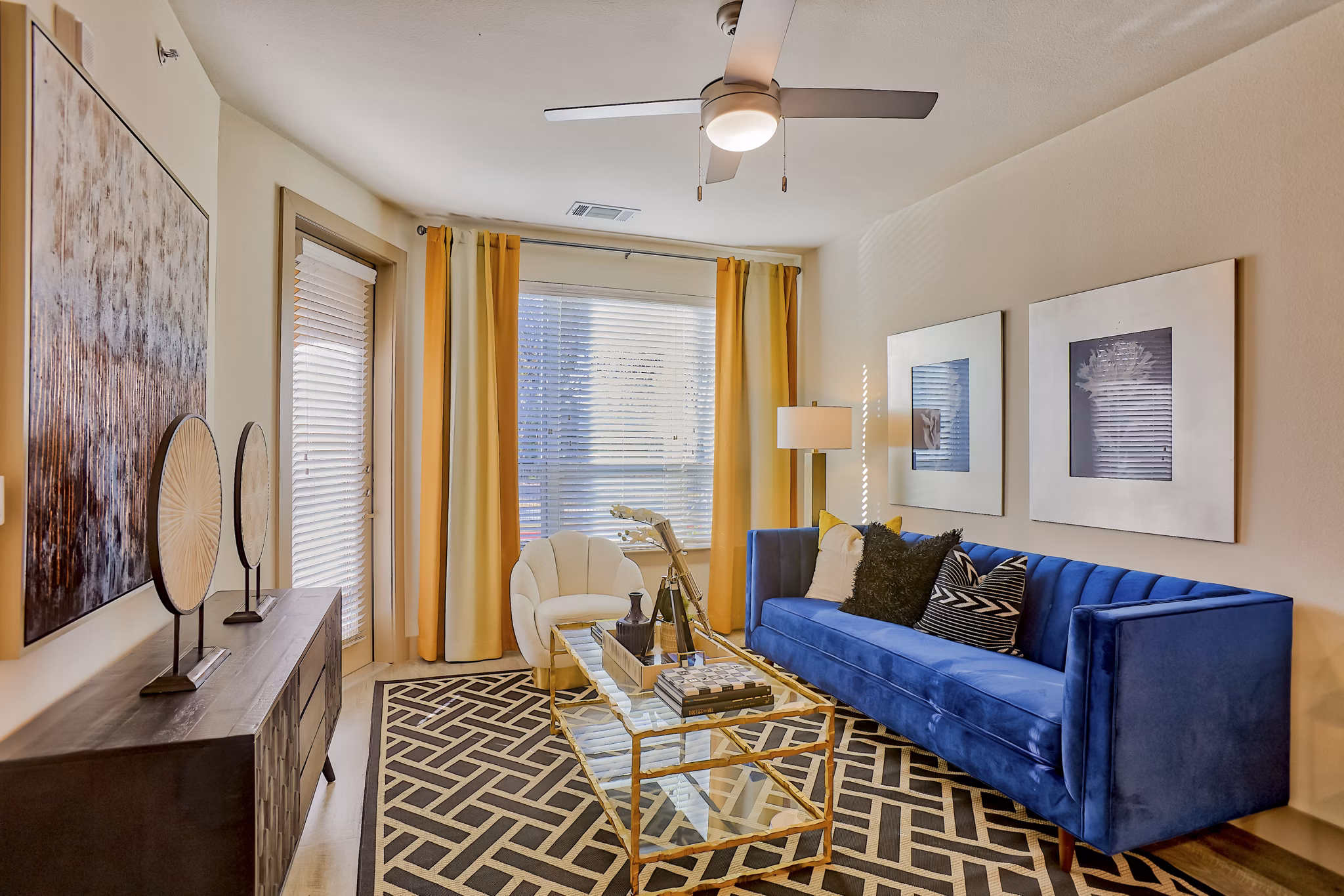 living room at Tower Bay Lofts Apartments