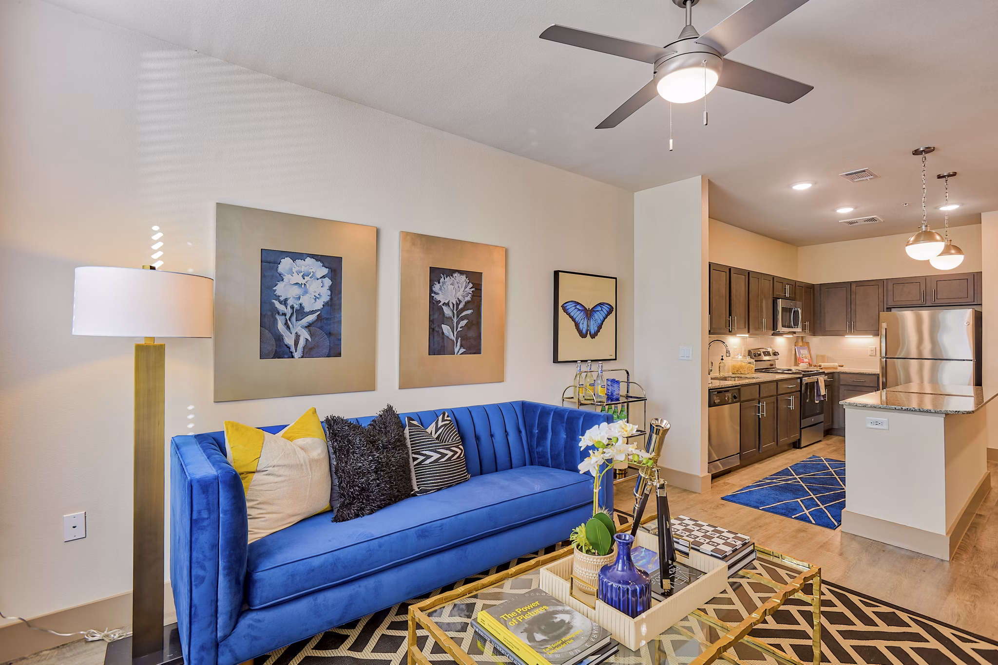 living room at Tower Bay Lofts Apartments