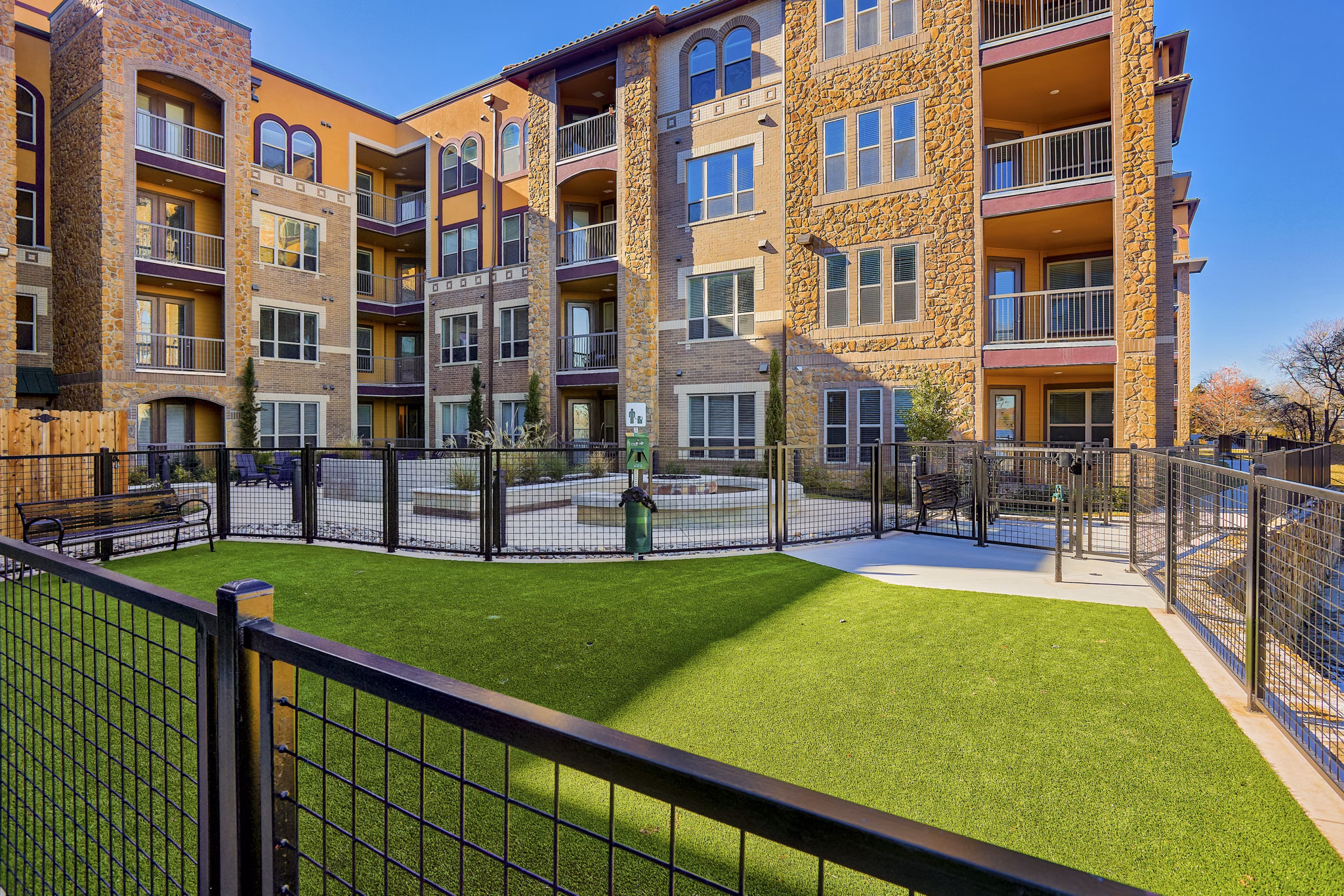dog park at Tower Bay Lofts Apartments