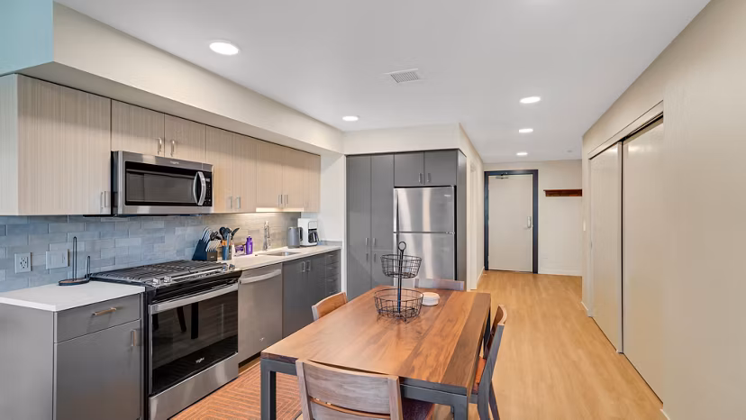kitchen at Heartwood Apartments