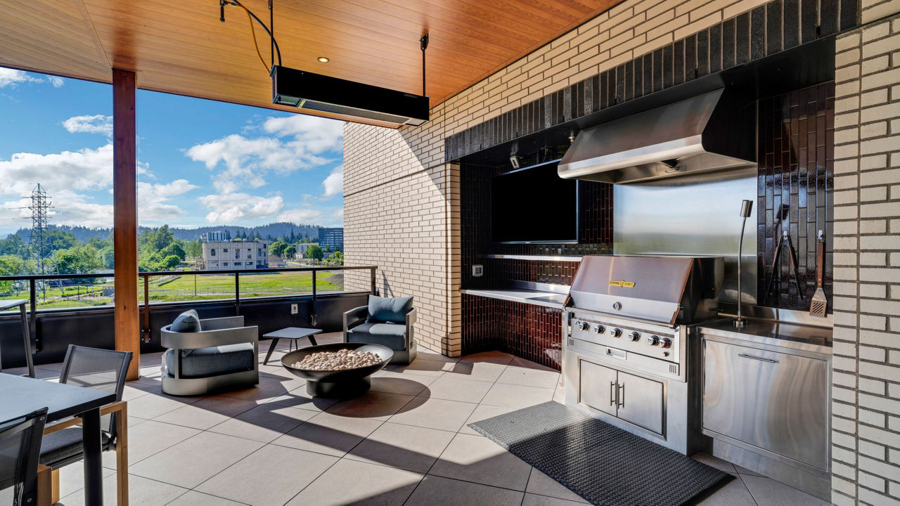 Grill area at Heartwood (1 of 3)