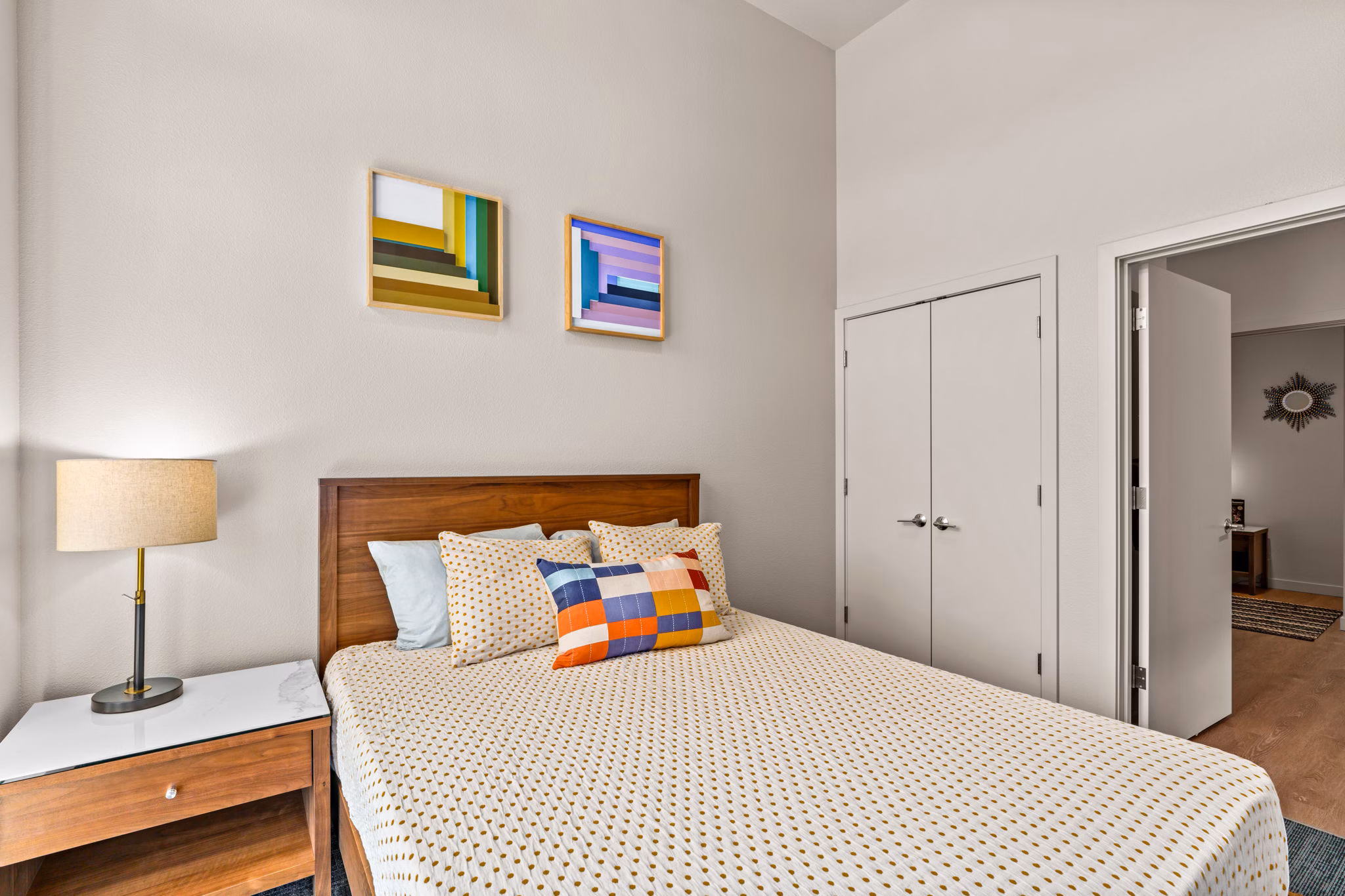 bedroom at Portal Apartments 