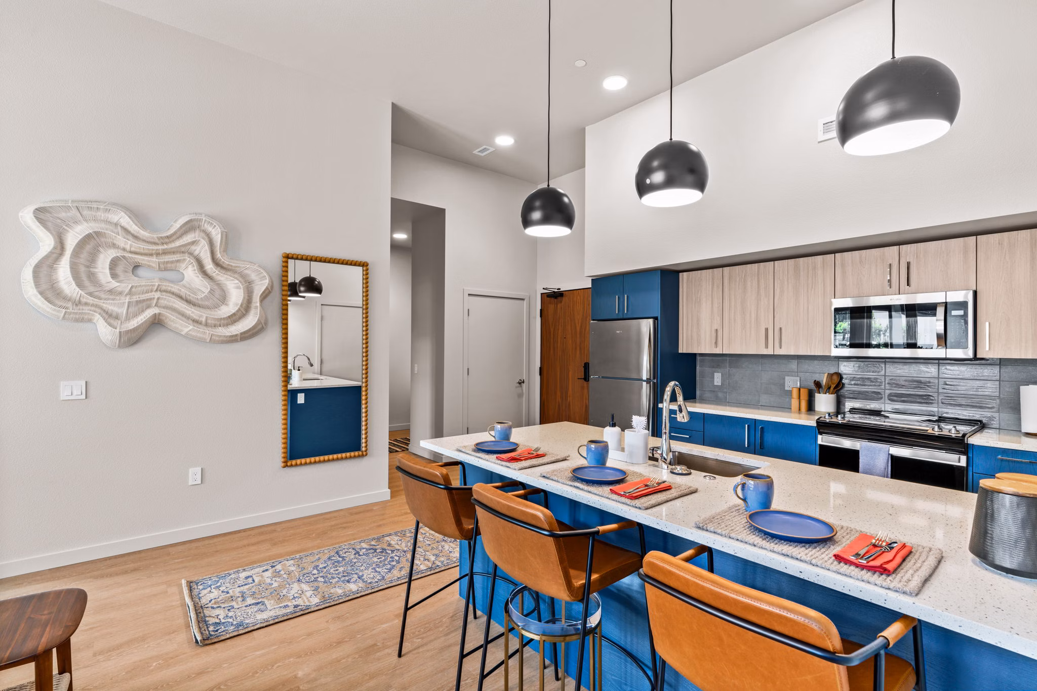 kitchen at Portal Apartments 