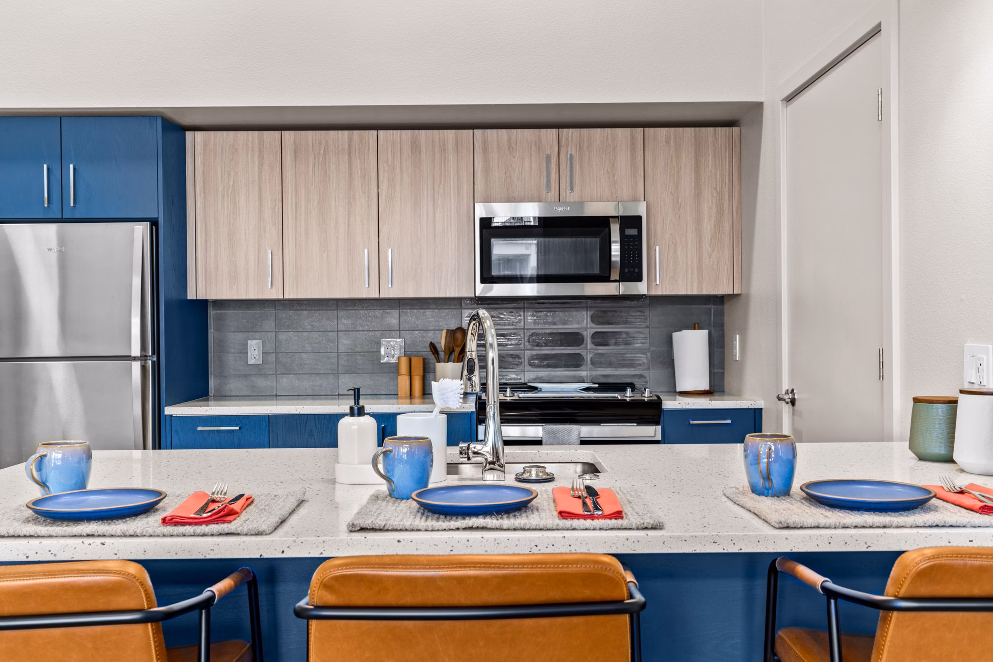 kitchen at Portal Apartments 