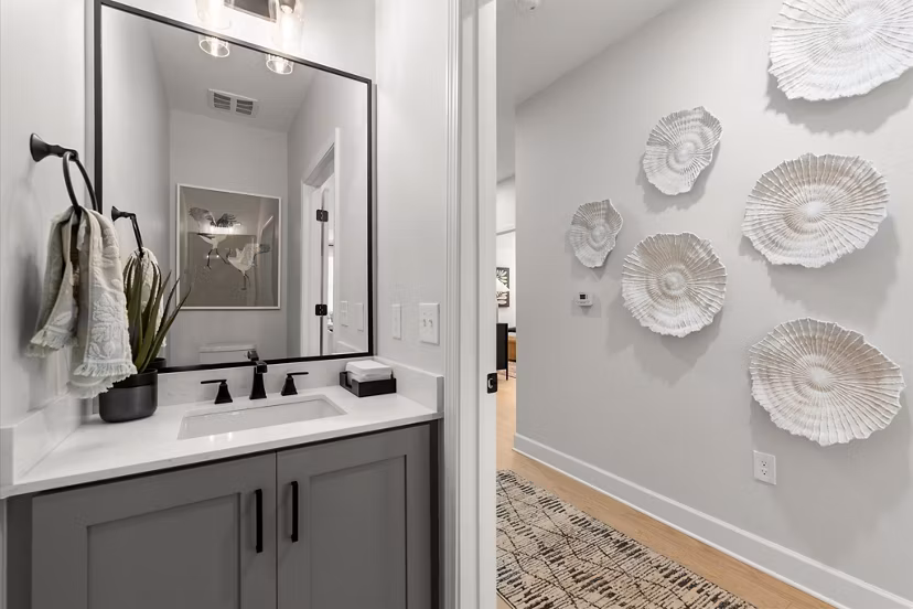 bathroom at Hayloft Holly Springs Apartments