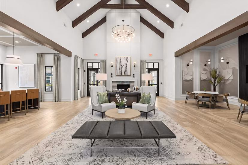clubhouse at Hayloft Holly Springs Apartments