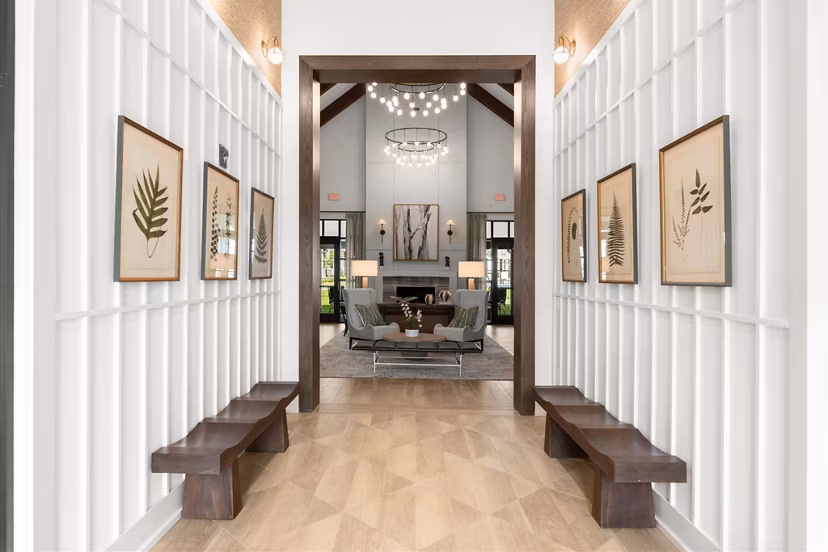 clubhouse at Hayloft Holly Springs Apartments