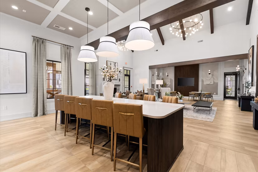 clubhouse at Hayloft Holly Springs Apartments