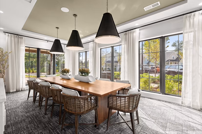 clubhouse at Hayloft Holly Springs Apartments