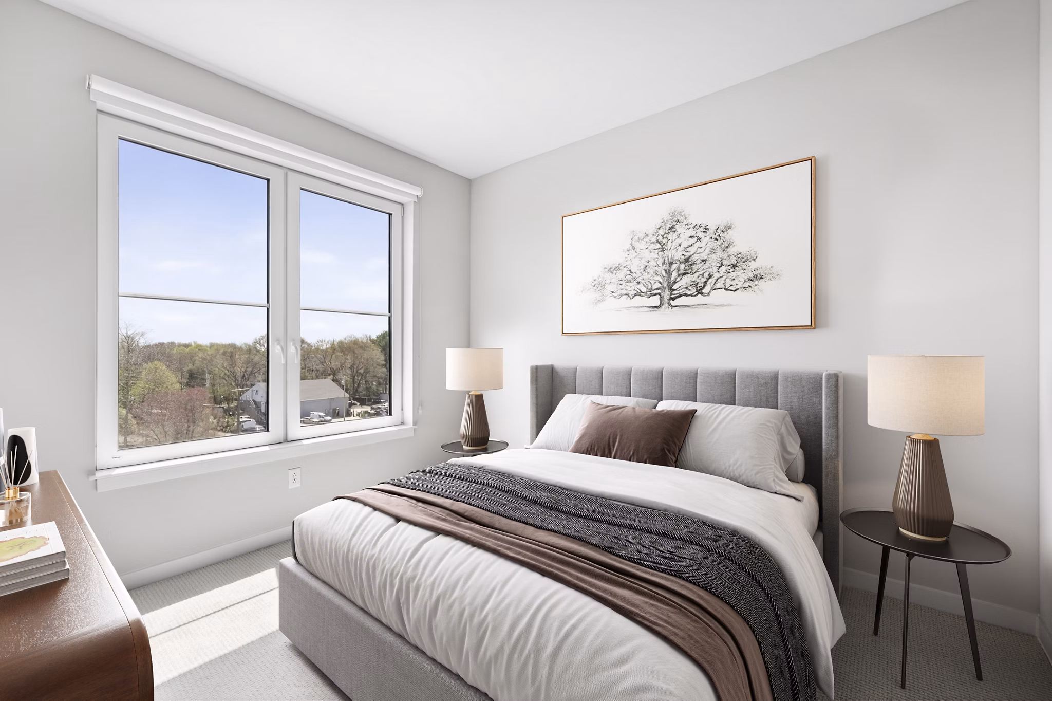 bedroom at Alta 412 at Abington Station Apartments 