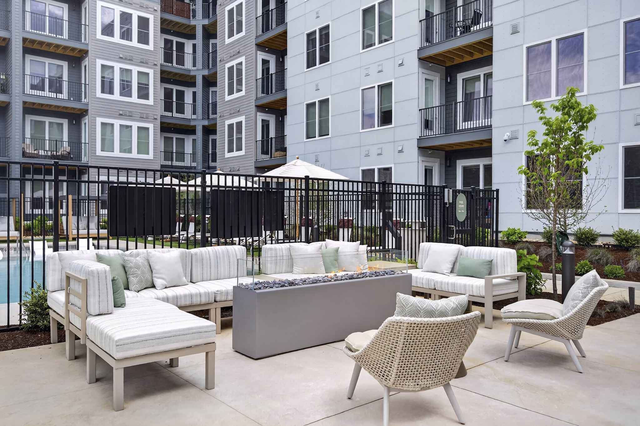 Patio at Alta 412 Apartments