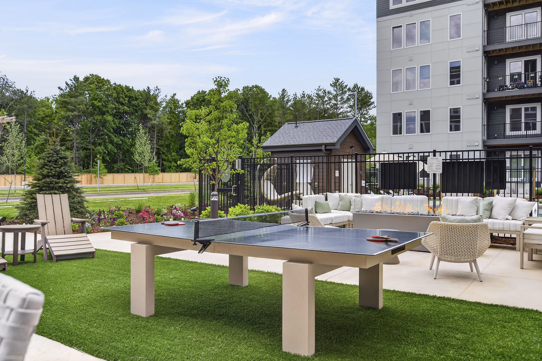 Recreational Area at Alta 412 Apartments