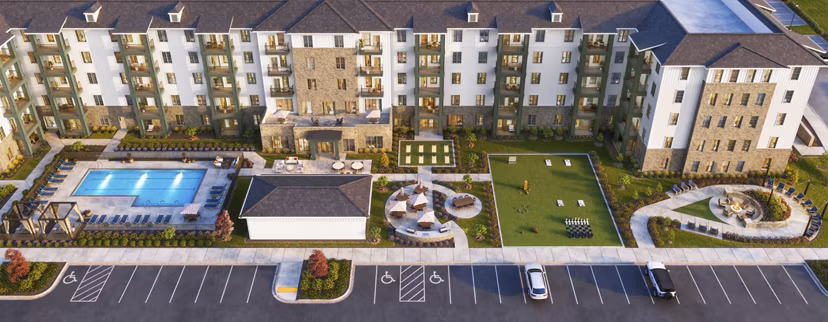 rendering at Album Mallard Creek Apartments