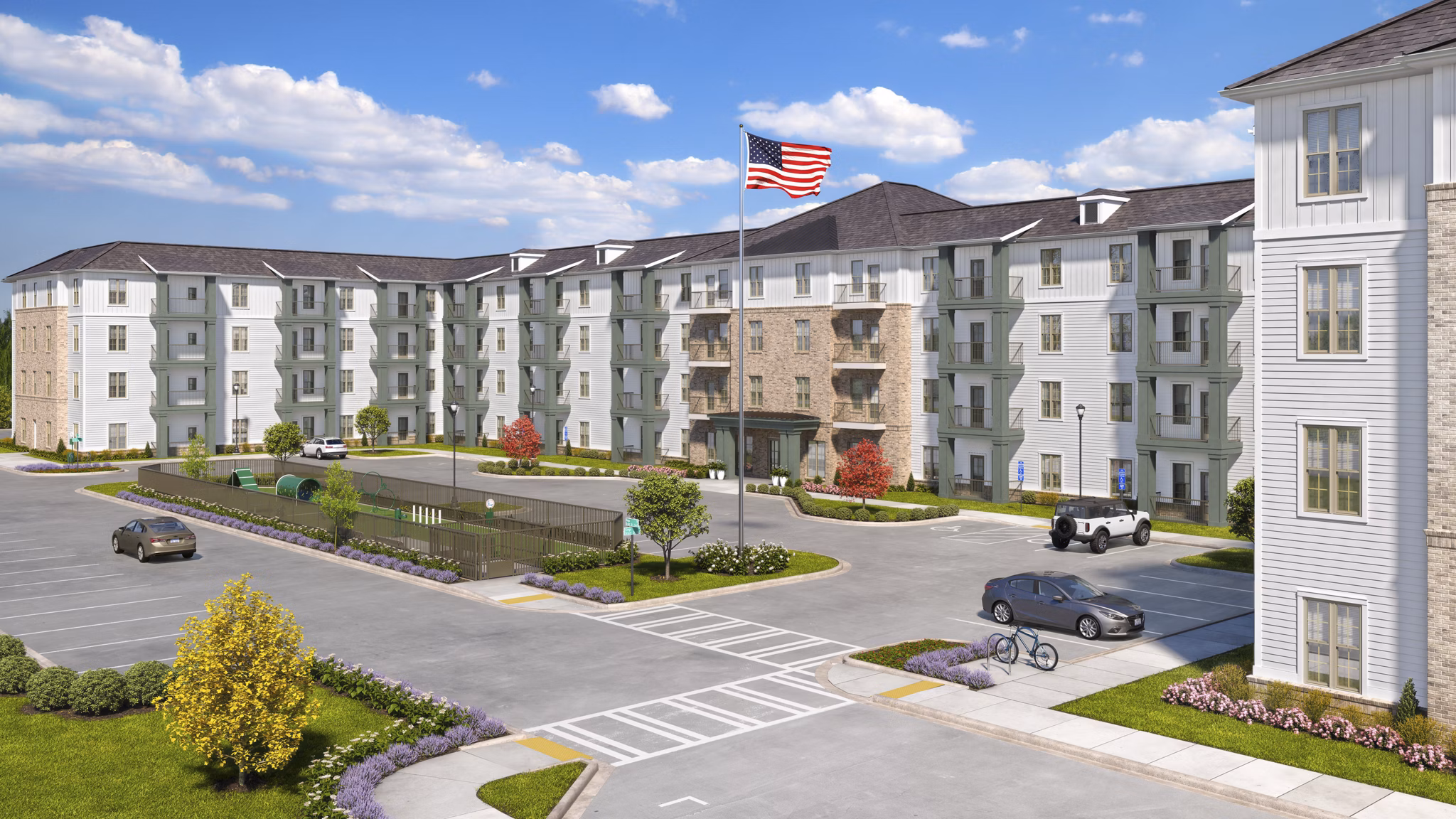 rendering at Album Mallard Creek Apartments