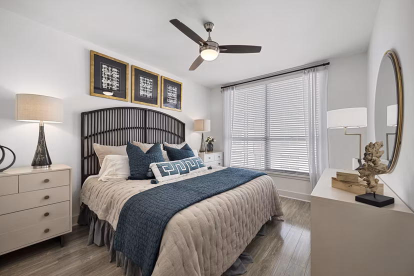 bedroom at The Overlook at Walnut Creek Apartments