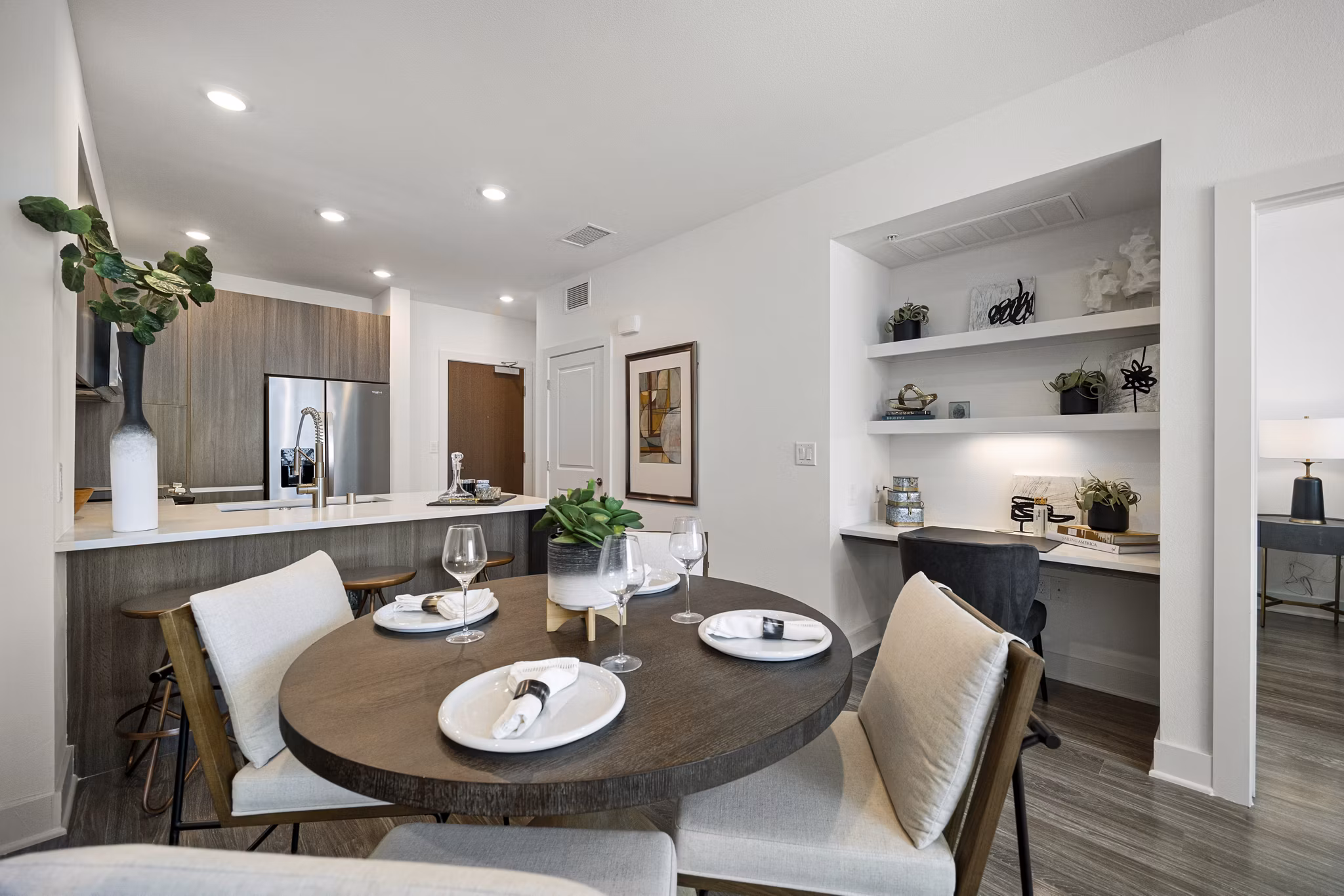 dining room at The Overlook at Walnut Creek Apartments
