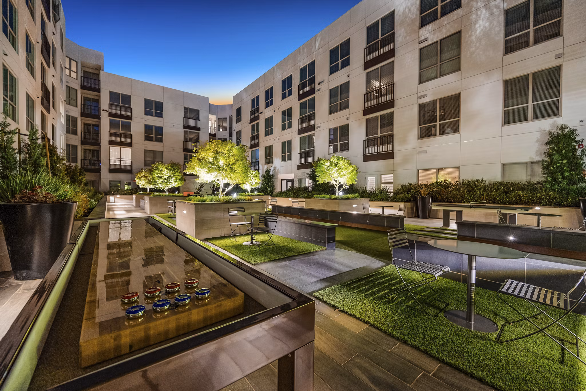 patio at The Overlook at Walnut Creek Apartments