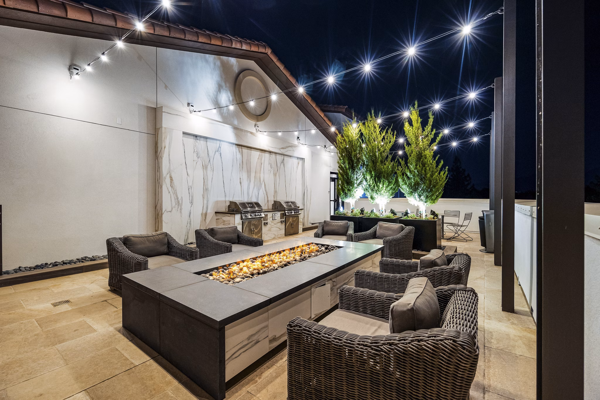 patio at The Overlook at Walnut Creek Apartments
