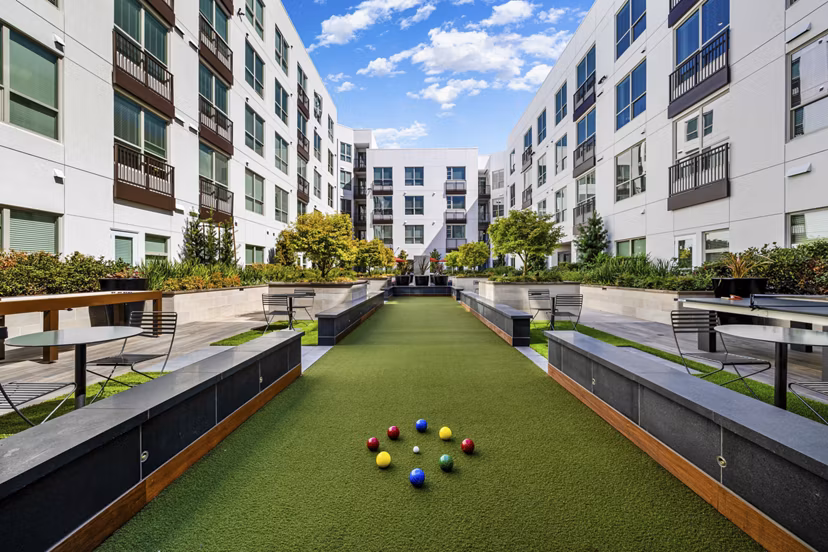 patio at The Overlook at Walnut Creek Apartments