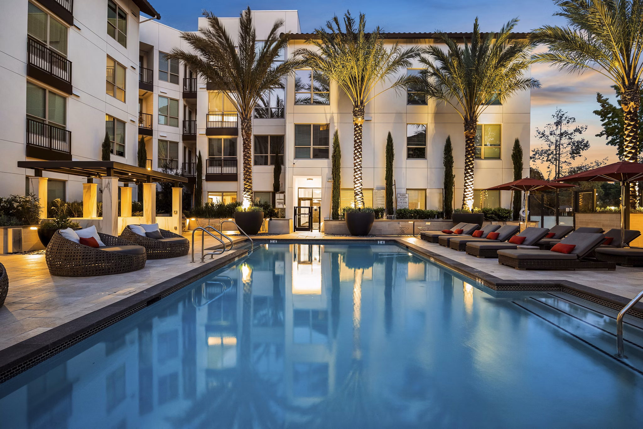 pool at The Overlook at Walnut Creek Apartments