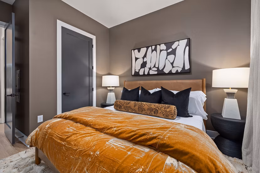 bedroom at Emorie Apartments
