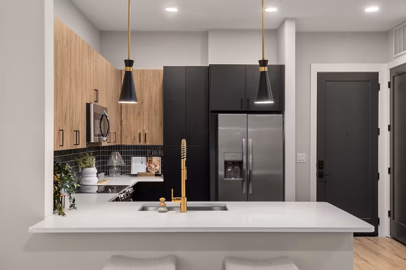 kitchen at Emorie Apartments