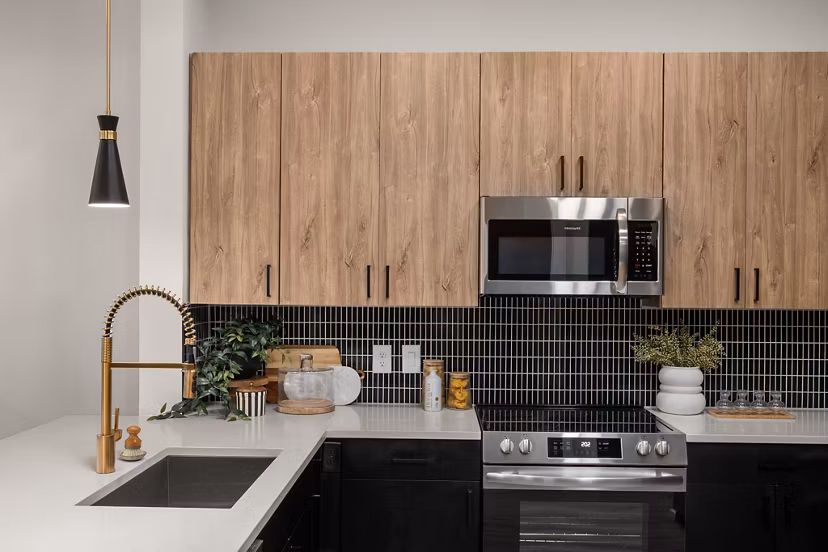 kitchen at Emorie Apartments