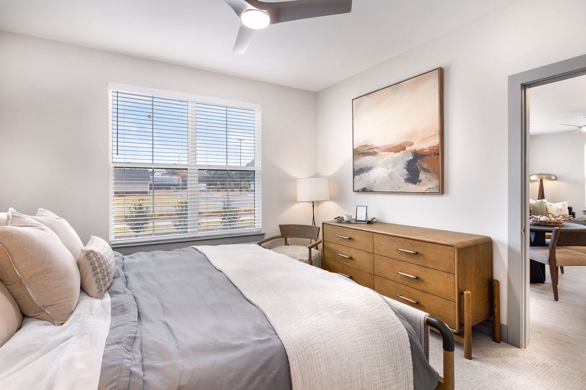 Bedroom at The Canter Apartments