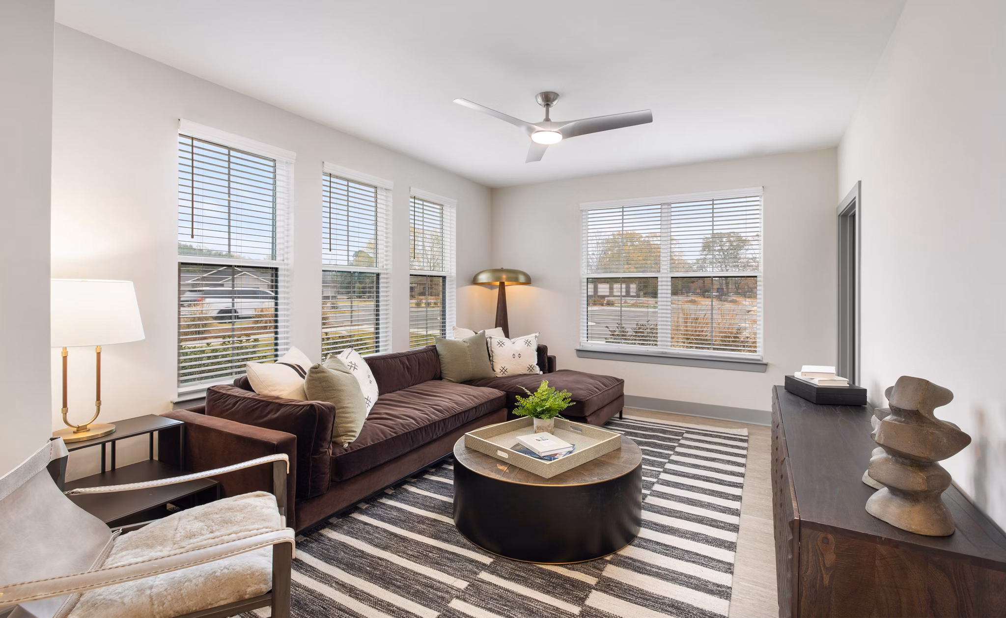 Living Room at The Canter Apartments