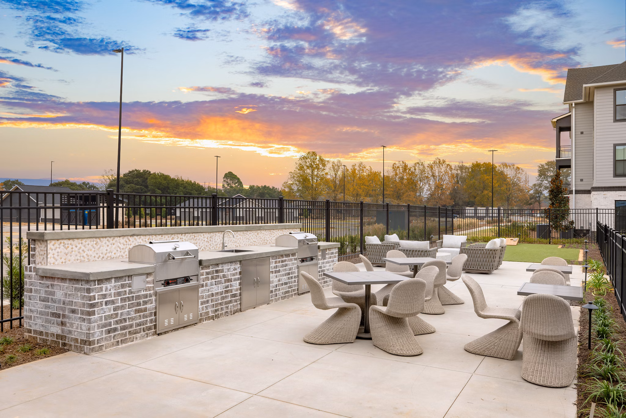 Patio at The Canter Apartments