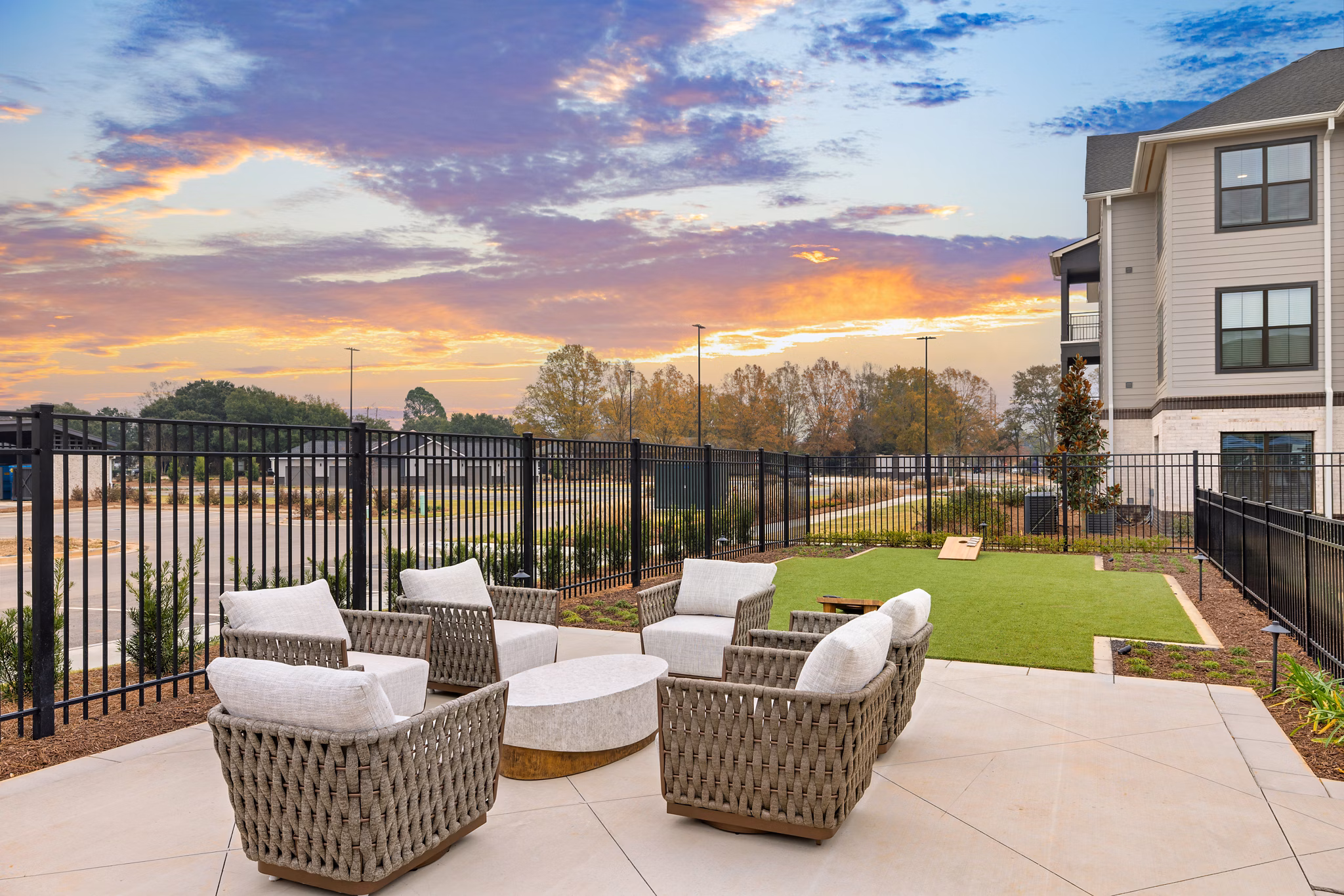 Patio at The Canter Apartments