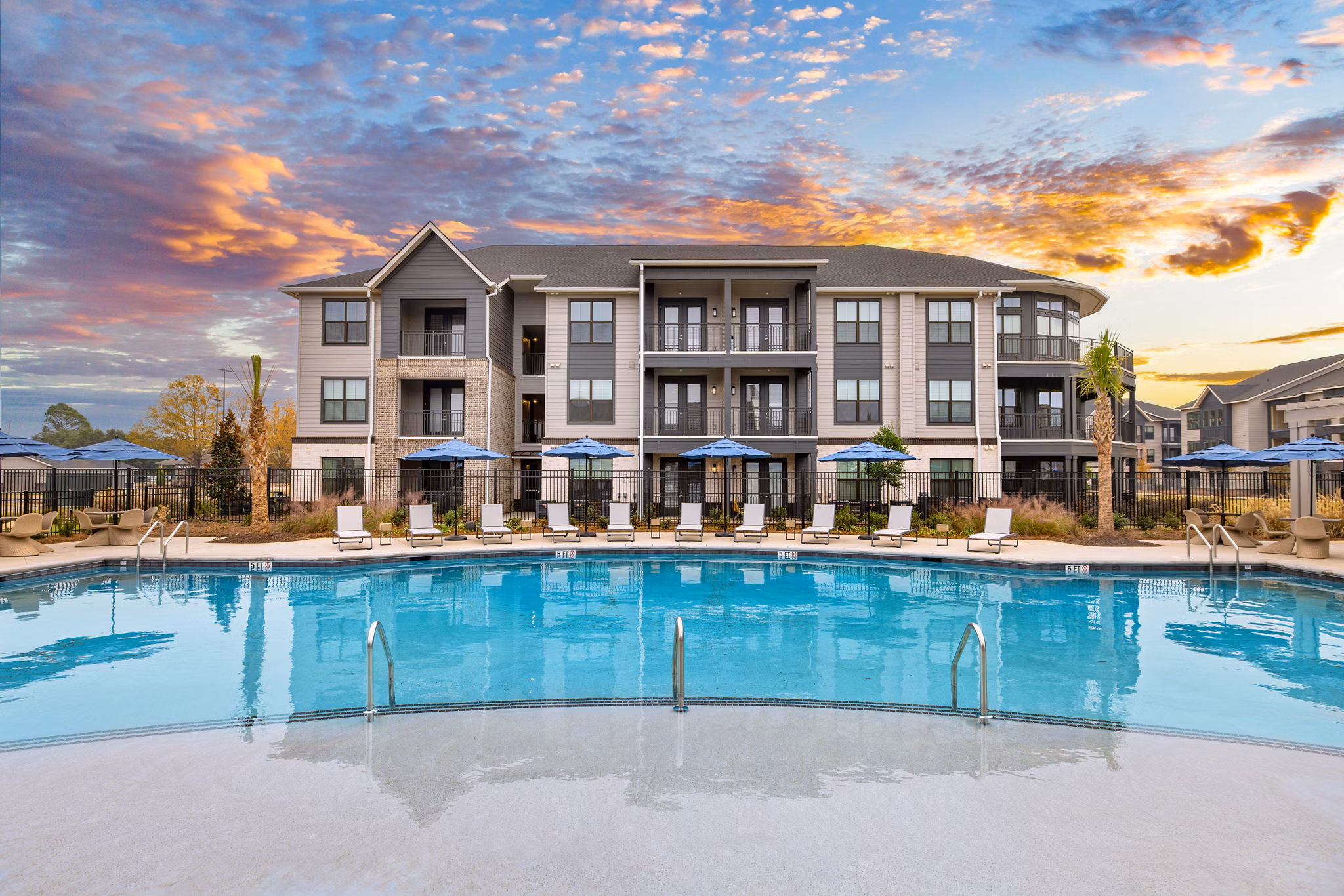 Pool at The Canter Apartments